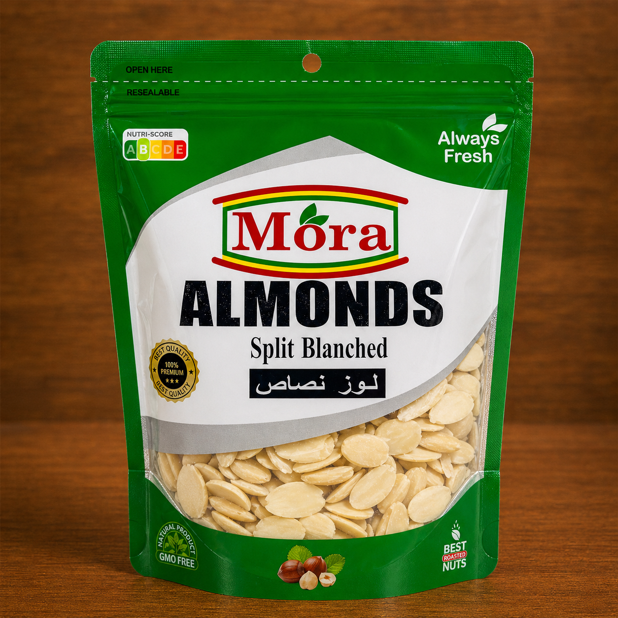 ALMONDS  SPLIT 200g ( 7 oz ) X 10