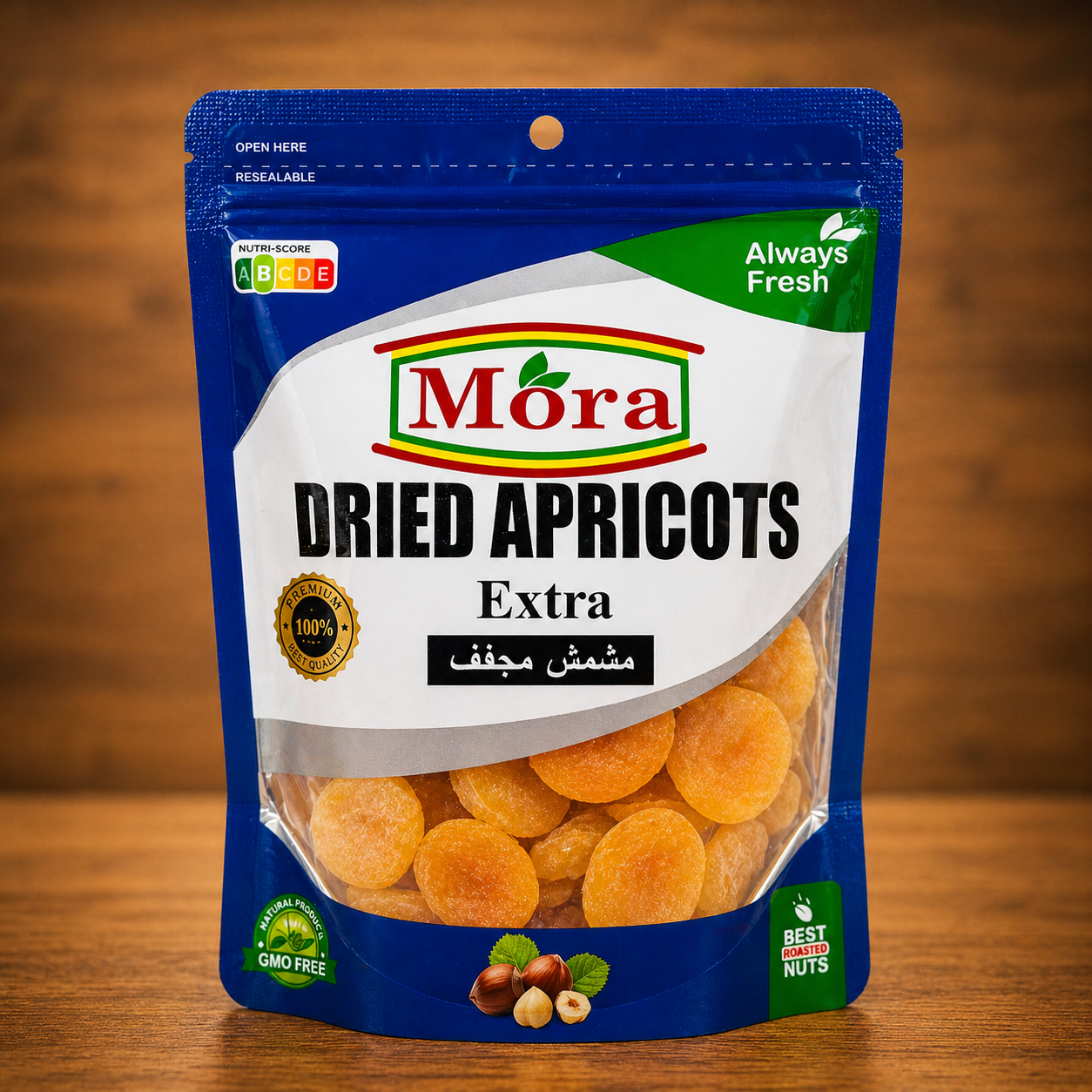 DRIED APRICOTS EXTRA 256 g ( 9 oz) X 10