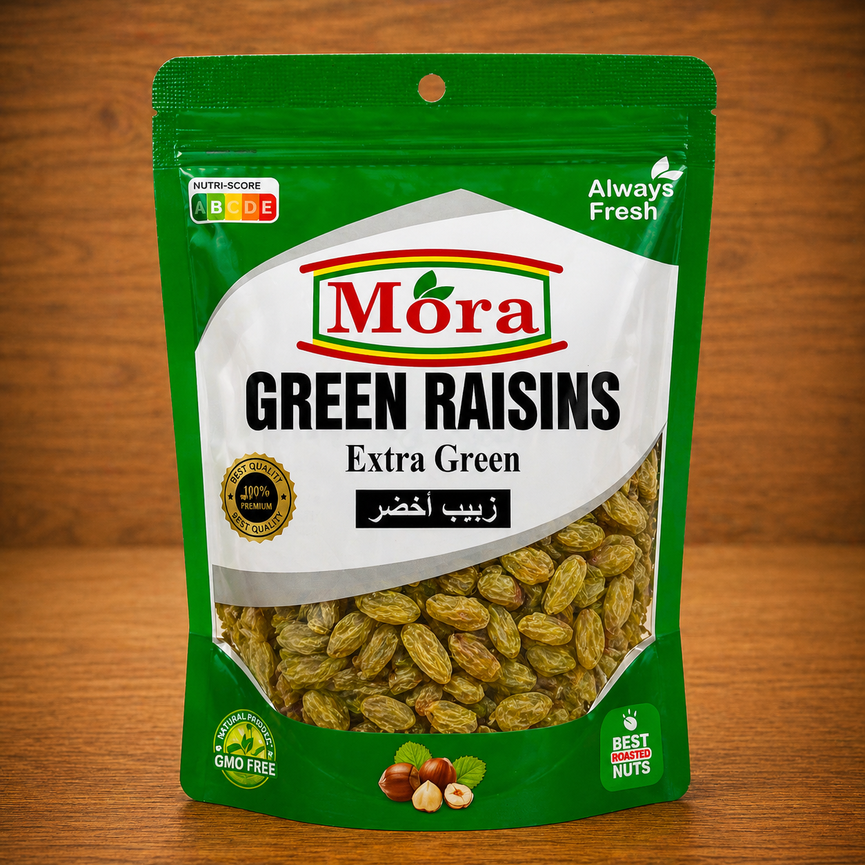 GREEN RAISINS EXTRA 25 6g ( 9 oz)   X 10